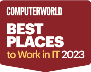 徽章：Computerworld 2023 年最佳 IT 工作场所