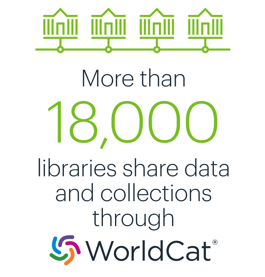 超过 18000 家图书馆通过 WorldCat 共享其数据和馆藏。