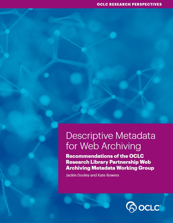 Descriptive Metadata for Web Archiving