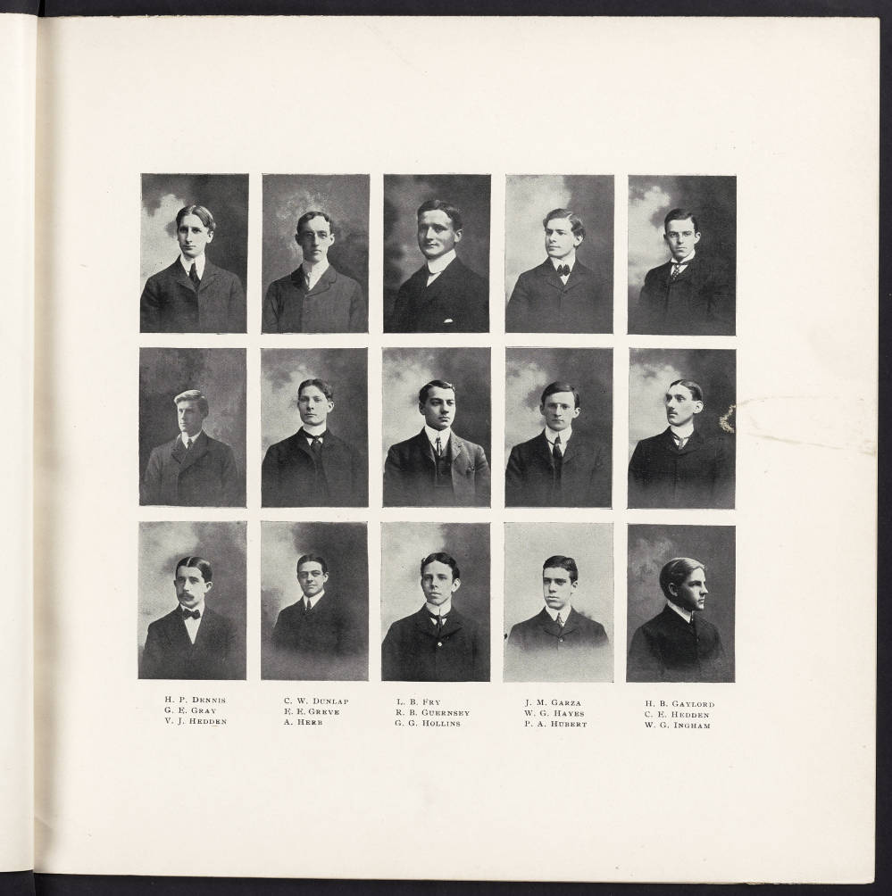 The Link 内页，1903 年，史蒂文斯理工学院